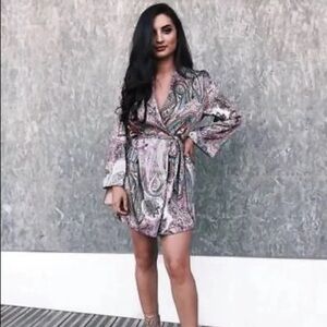 ZARA WOMAN PAISLEY PRINTED BLAZER MULTICOLORED Silky Size S Small